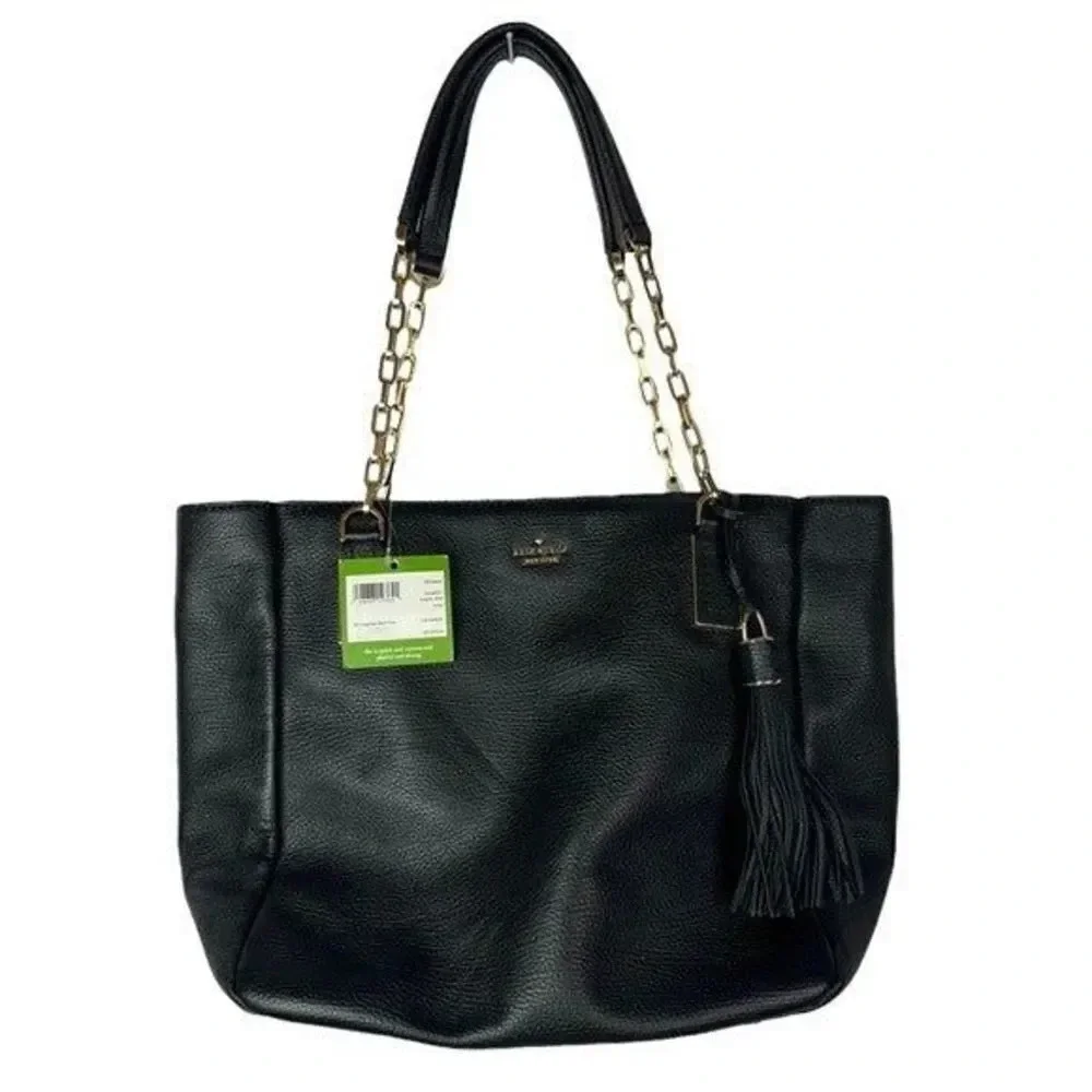 Kate Spade Black Kingston Drive Vivian Leather Shoulder Bag